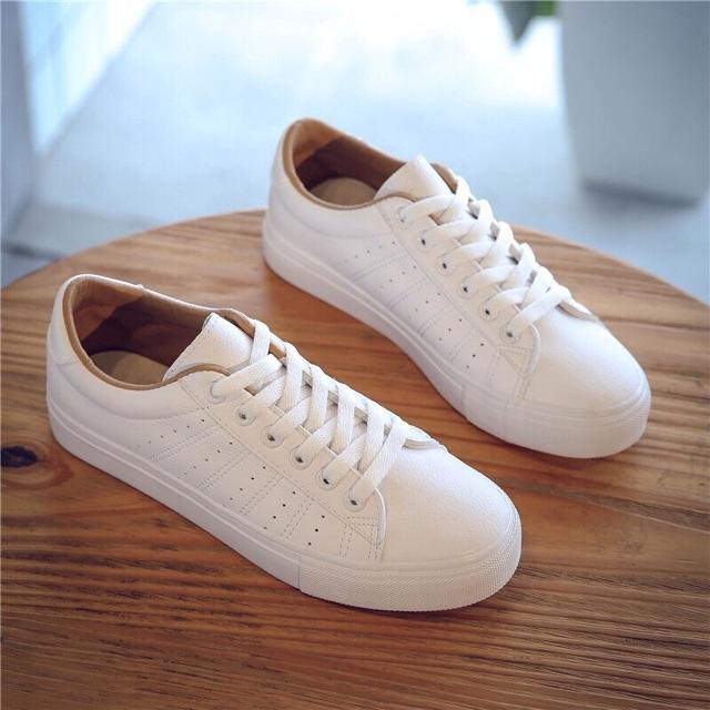 Trendy on sale leather shoes